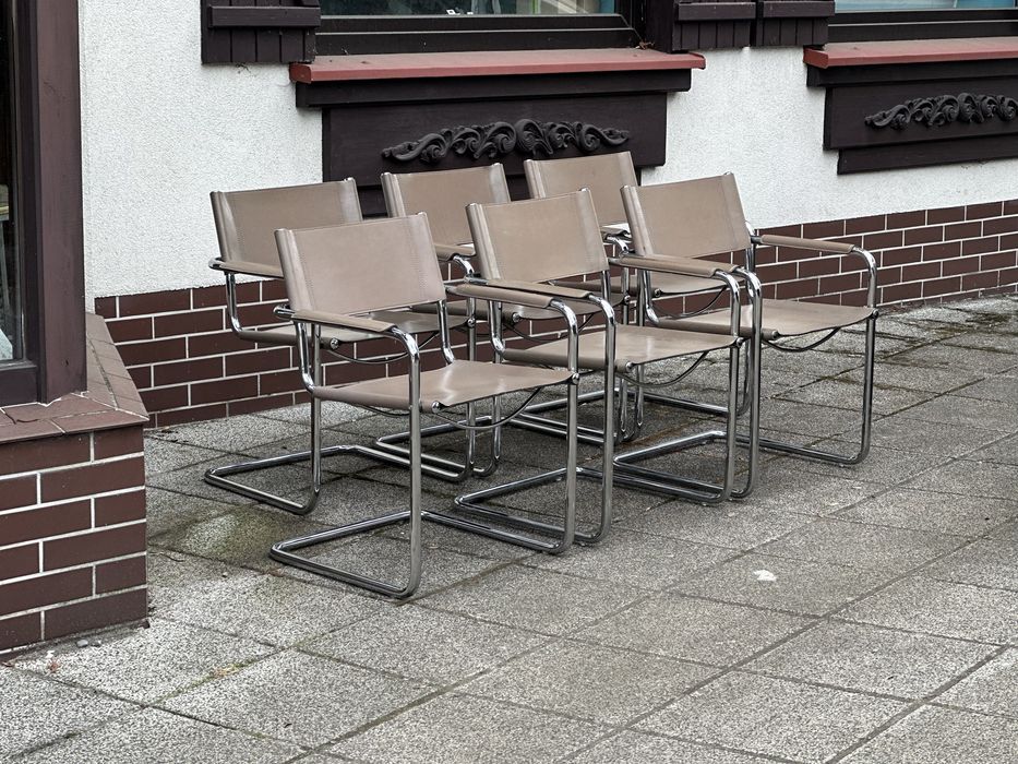 Matteo Grassi krzeslo MG5 bauhaus kolor taupe