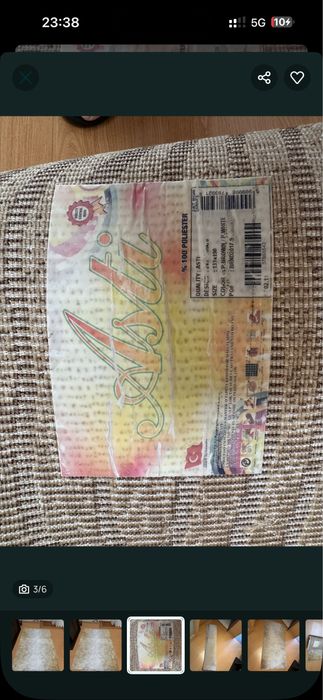 2 Tapetes tons castanho giro - tamanho pequeno e outro grande