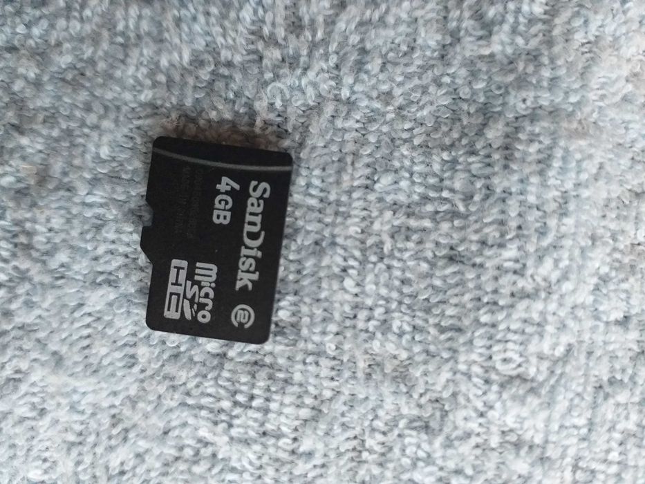 karta pamięci microSD 4 GB sandisk 4gb micro sd 4 gb sprawna
