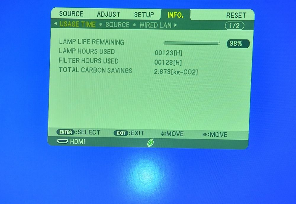 Projektor NEC MODEL No.NP-M230X 100-240V~50/60Hz 2.8-1.2A