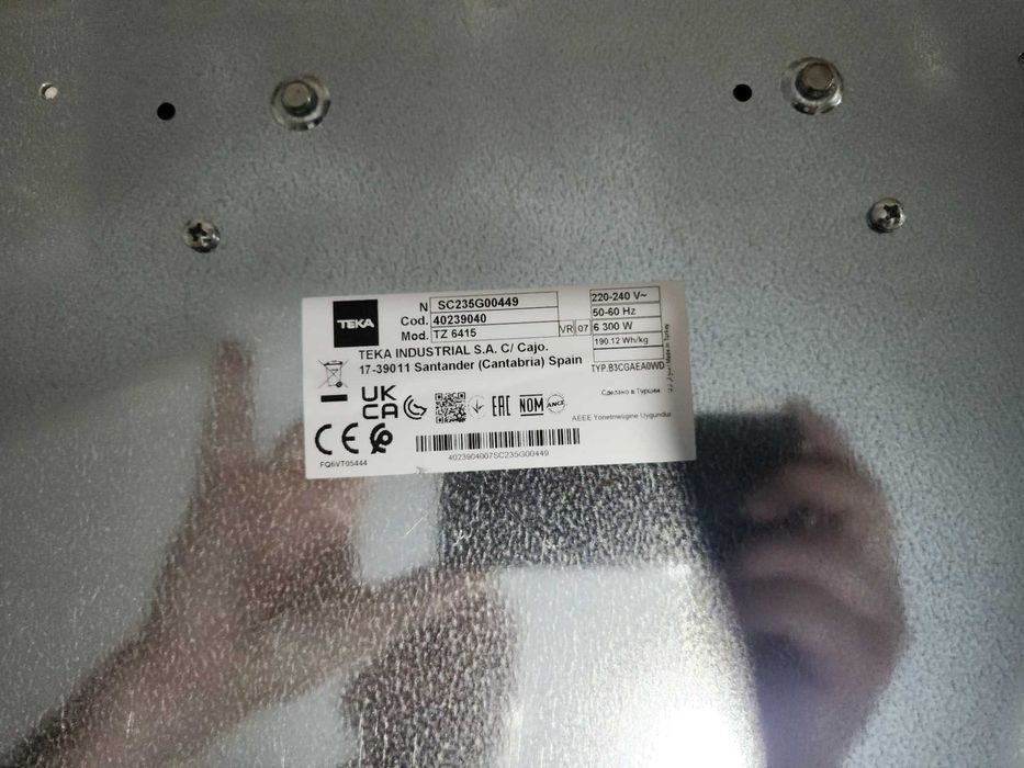 Placa vitroceramica Teka