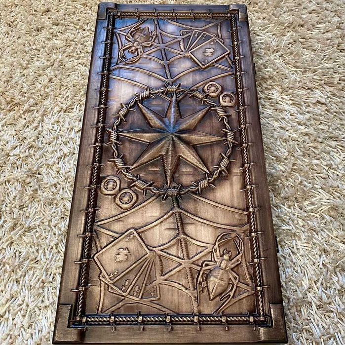 Шахи та Нарди із натурального дерева на подарунок