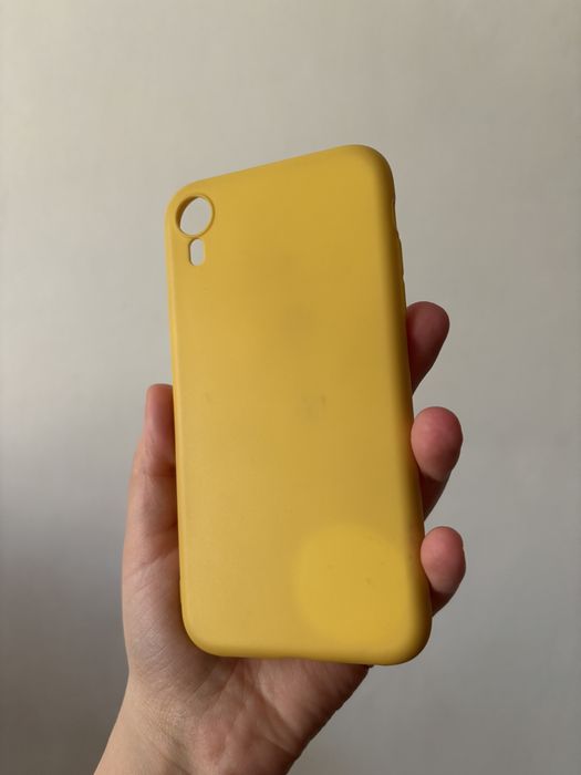 Жовтий чохол на айфон XR / iphone XR чехол