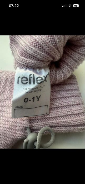 Kombinezon czapka i butki Reflex 68 100% merino