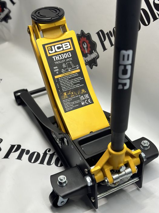 Домкрат підкатний 3т 75-505мм JCB-TH33013 БЕЗКОШТОВНА ДОСТАВКА