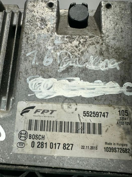 Centralina Motor Bosch FGP Fiat 500L 1.6 Mjt 55259747 0281017827 352
