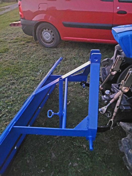 Pług do śniegu od 1.5m do 2.0m na tył ciągnika lub mini traktorka 2w1