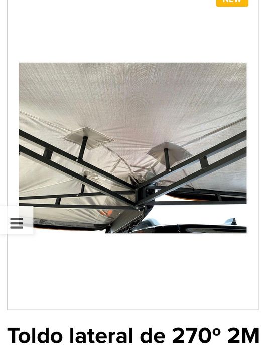 Toldo Lateral 270º 2 Metros Bullface