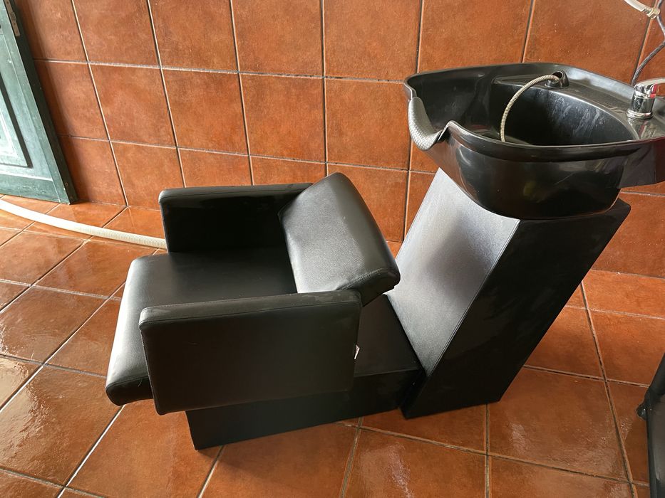 Rampa de lavagem de cabeleireiro