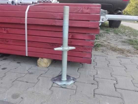 Rusztowanie szczytowe 12 x 16,2 m Ramy stalowe 2m podest drewniany 3m