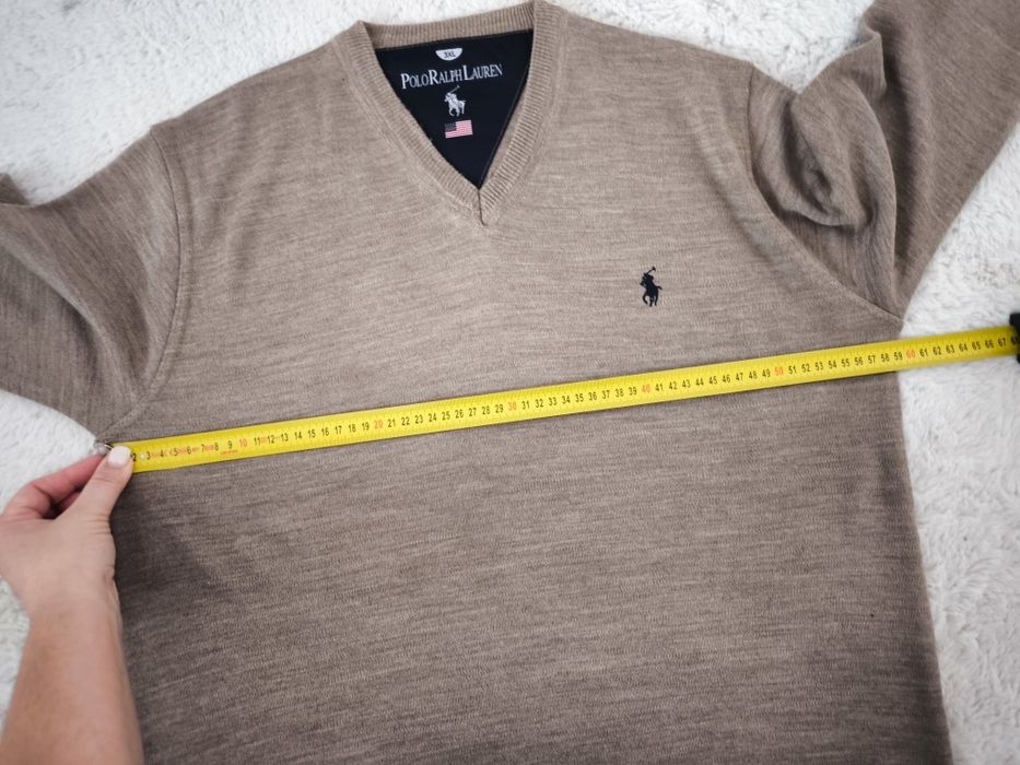 Sweter męski beżowy