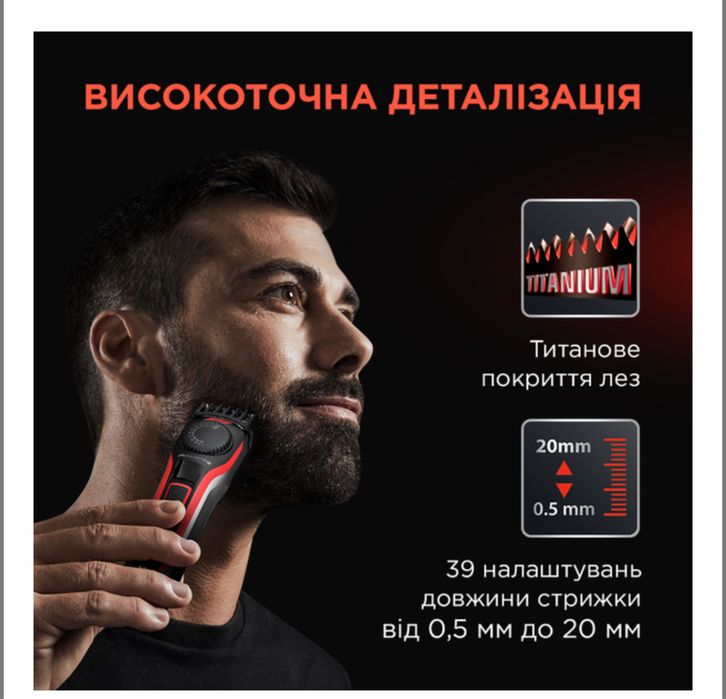 Тример для бороди Rowenta Formula 1 TN384MF0