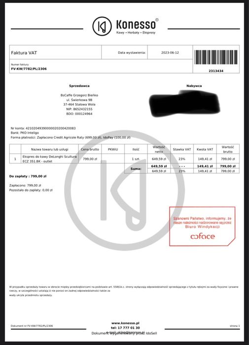 Ekspres kolbowy Delonghi