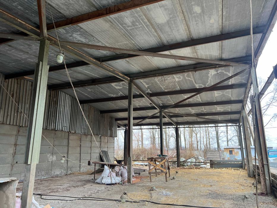 Склад ангар розібрананий каркас 24м на24м