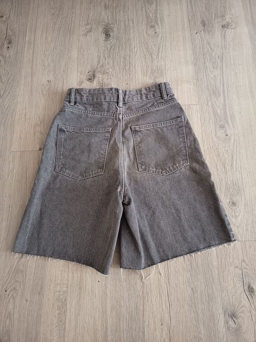 Spodenki bermudy baggy damskie S 36 Cropp denim