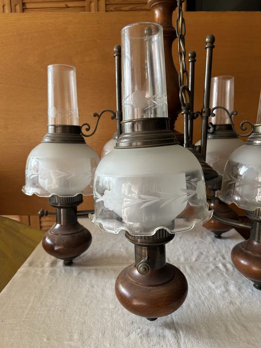 Candeeiro de Teto tipo Lamparinas Antigas