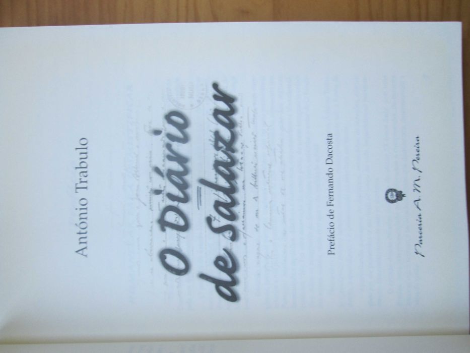 O Diário de Salazar, de António Trabulo