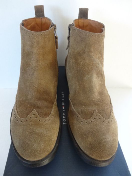 Buty Tommy Hilfiger roz 44 Trzewiki Skóra
