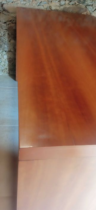 Mesa/secretária em cerejeira