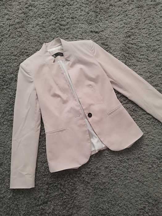 Blazer ZARA rosa claro | Tamanho S (EUR 34)