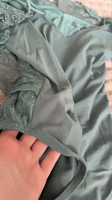 Новий боді з кружевом та прозорою спинкою бренд Topshop, р. 10/38/S-M