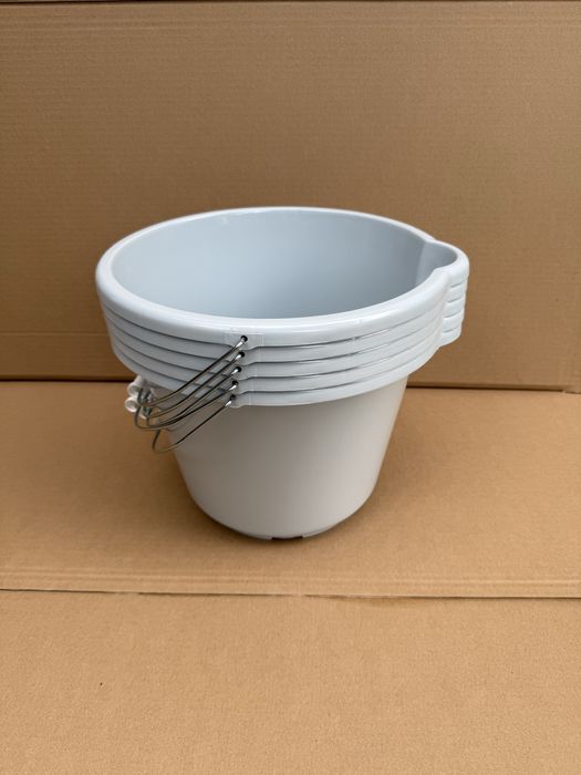 Wiadro plastikowe wiaderko z lejkiem 5 szt