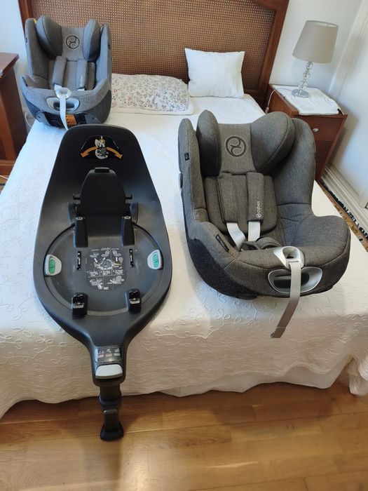 CYBEX Sirona Z i-Size + Base Z ISOFIX 360° — ótimo estado