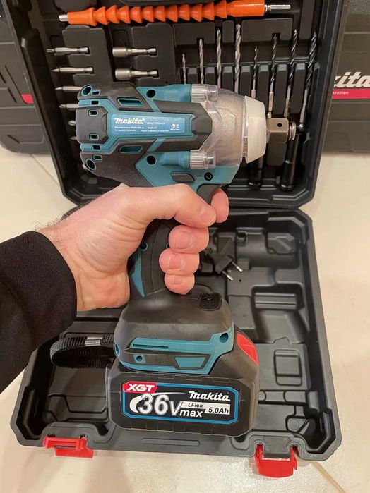 Потужний гайковерт акумуляторний ударний шуруповерт 36В, безщітковий