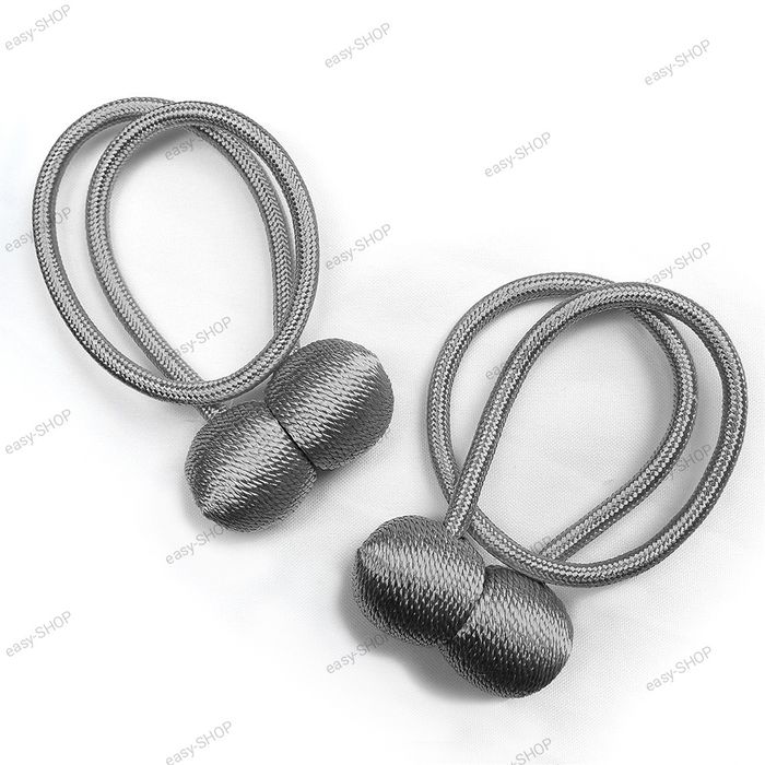 2 szare sznury na magnes