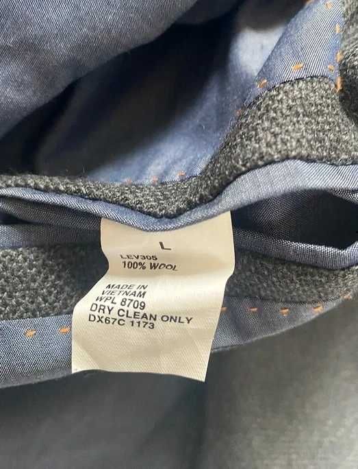 Wełniana męska szara marynarka Dockers Khakis L/XL 40/42