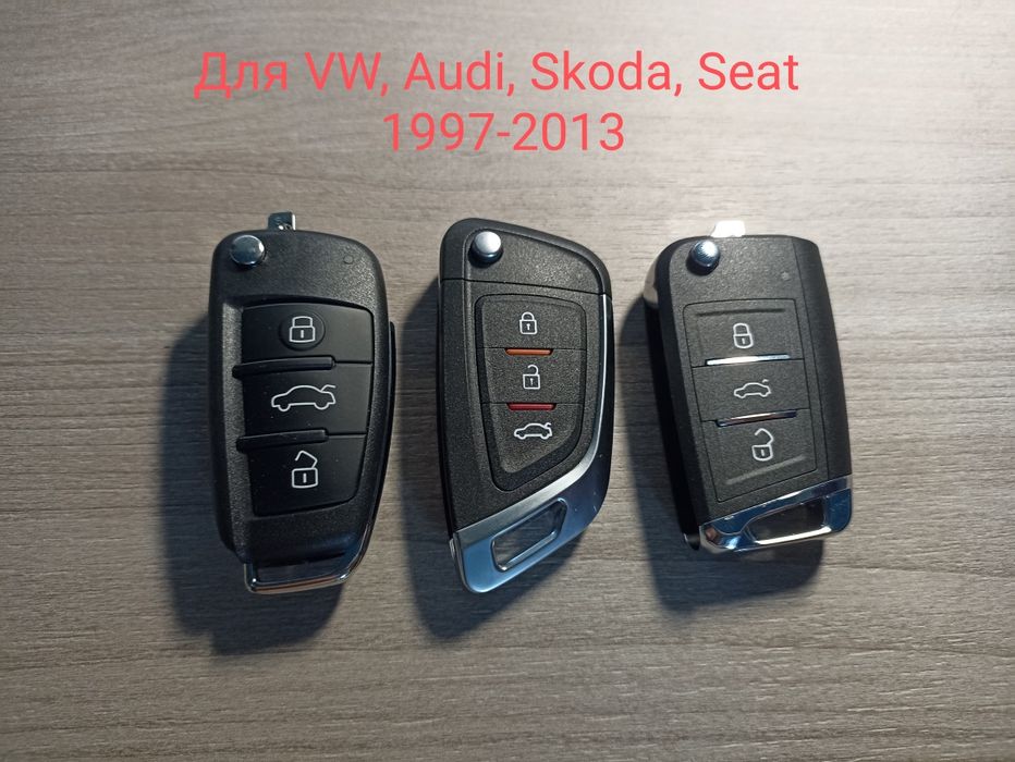 Второй ключ Vw, Skoda, seat 1997-2012 корпуса, платы, id48