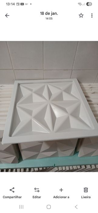 Forma de fazer artesanato de Gesso
