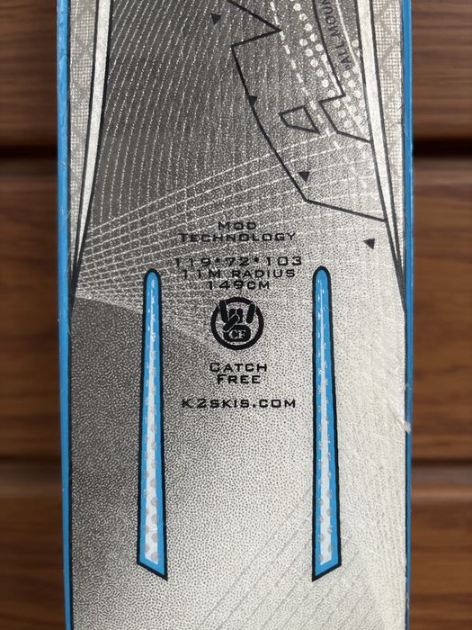 Продам лижі k2 плюс чехол