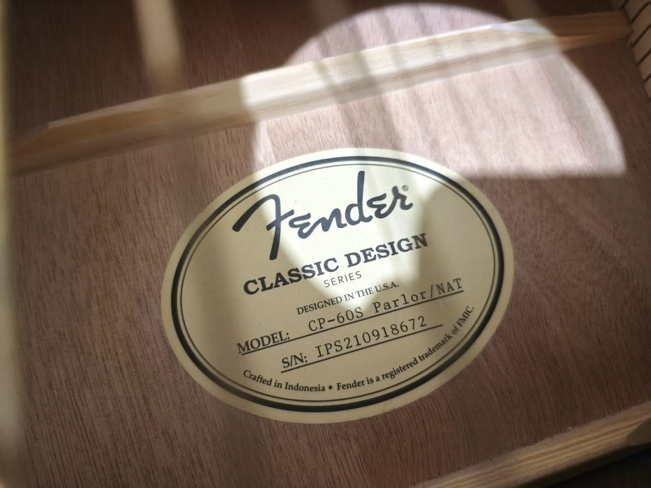 Guitarra acústica Fender classic