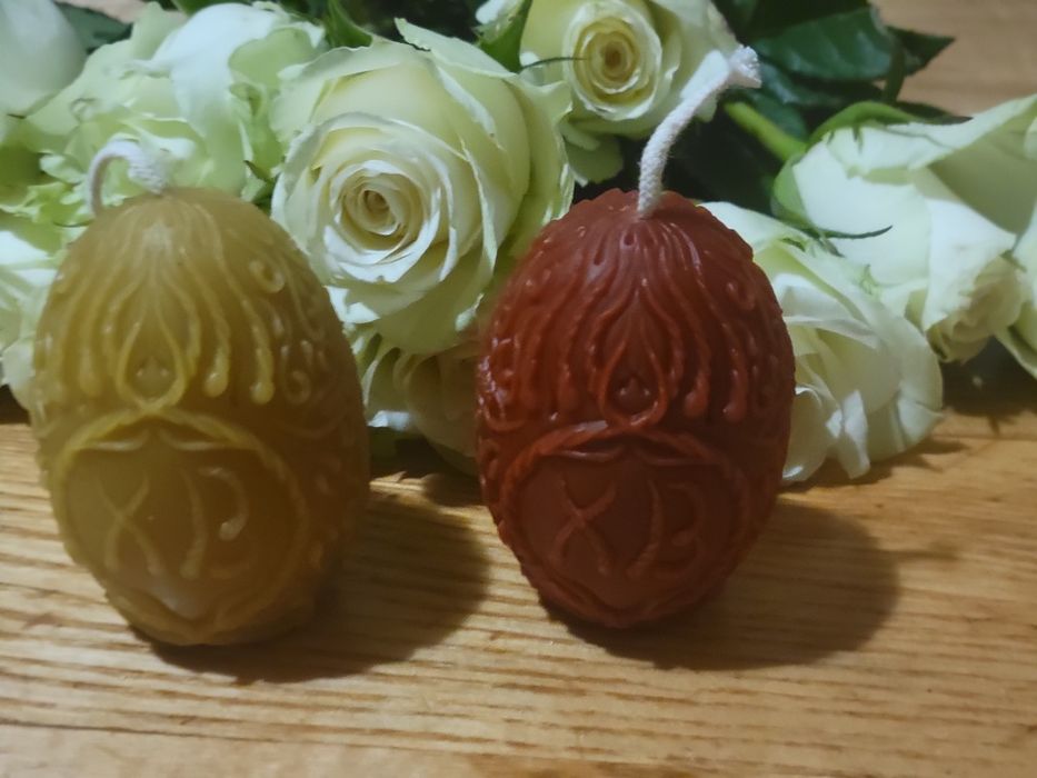 Свічки з натурального бджолиного воску