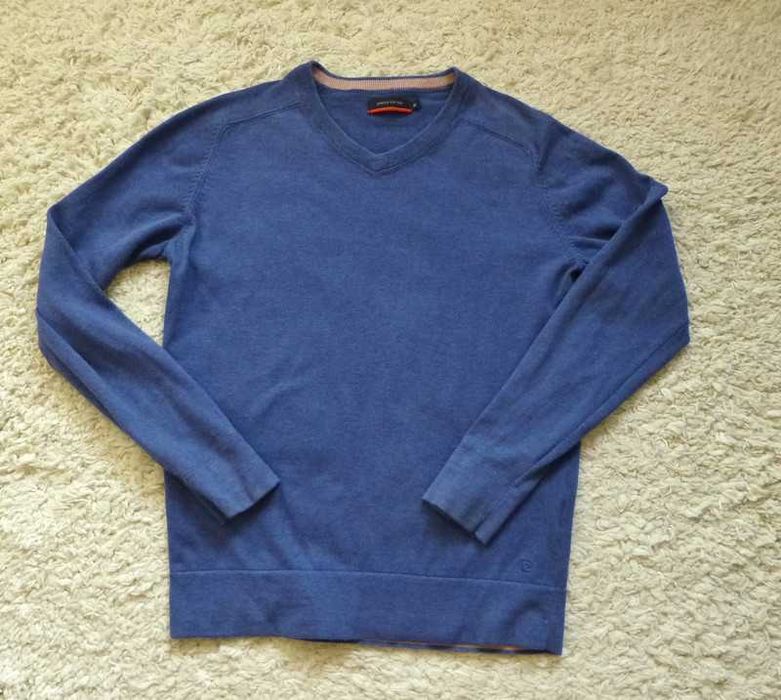 Pierre Cardin męski sweter w serek M