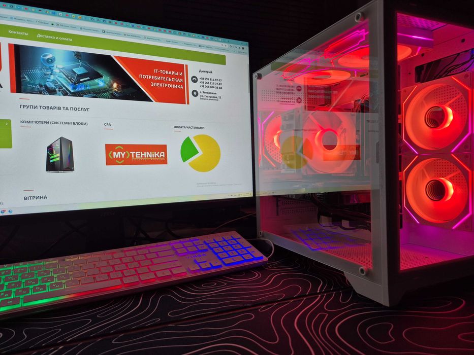 Ryzen 7 5700 8 ядер 16 потоків / 16gb DDR4 / GeForce 1080Ti 11gb НОВИЙ