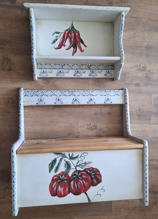 Półka i ławka do przedpokoju