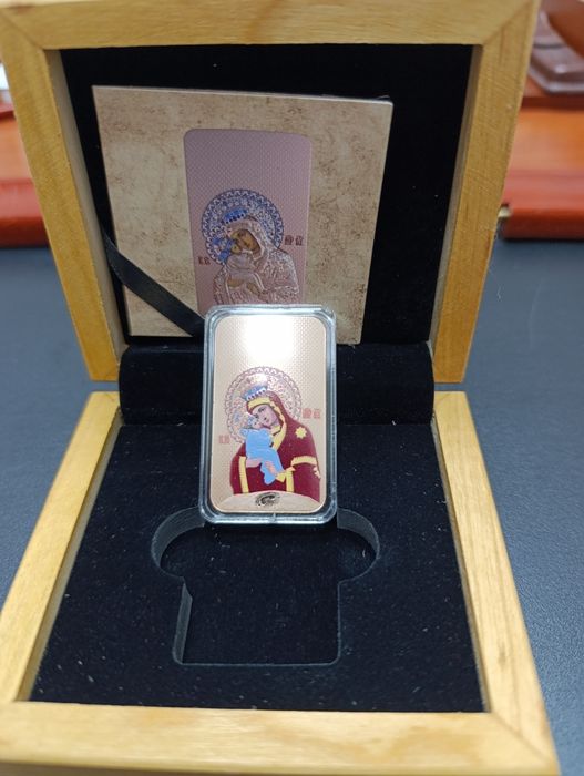 Інвестиційна колекційна унція СРІБЛА." Ікона Почаївської Божої Матері"