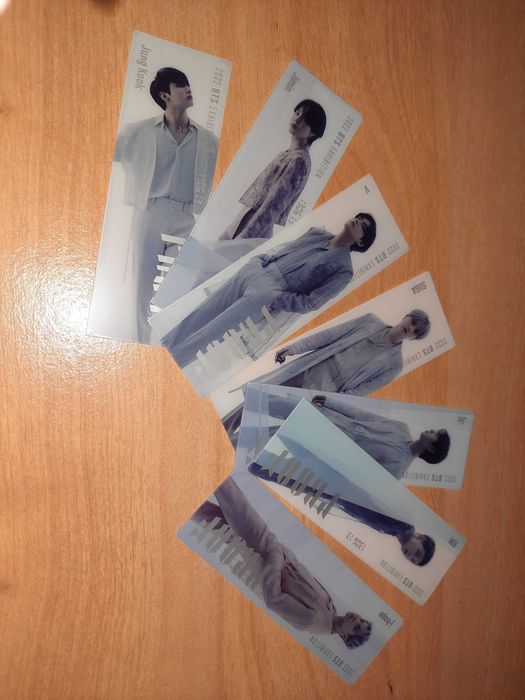 BTS Exhibition Proof Photo Bookmark Set