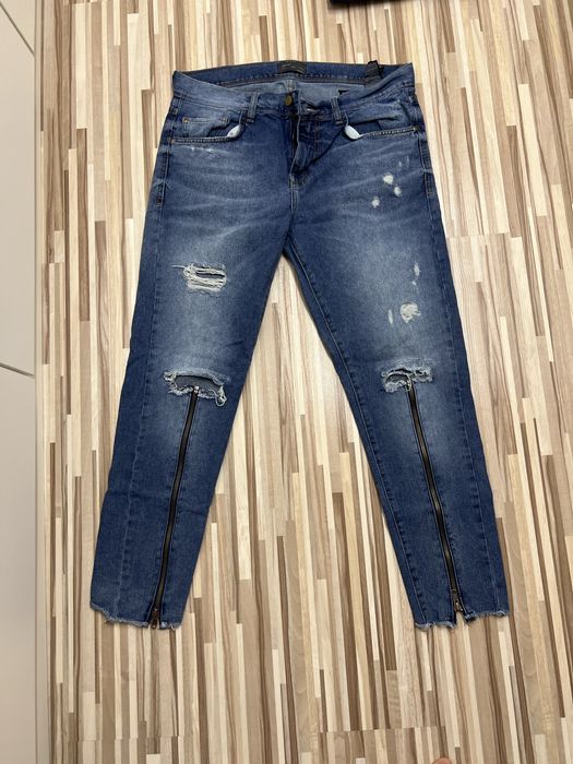 Zestaw 5 par spodni jeansowych – Zara & Pull&Bear – rozmiar 42