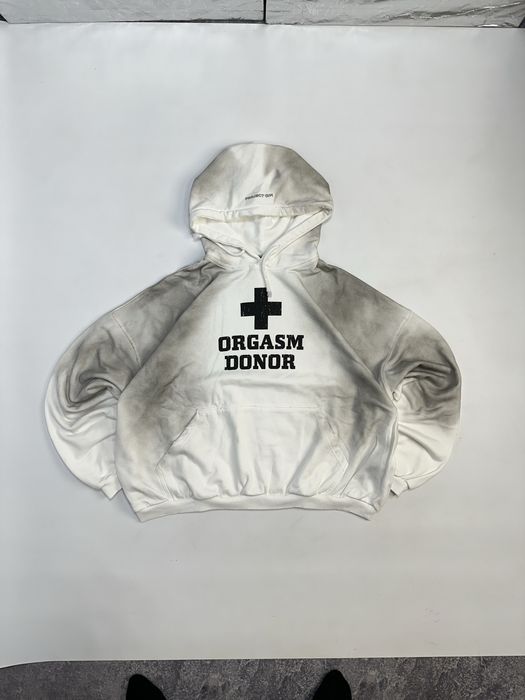 ORGASM DONOR Project G/R Grailz біла белое худи худі кофта черная