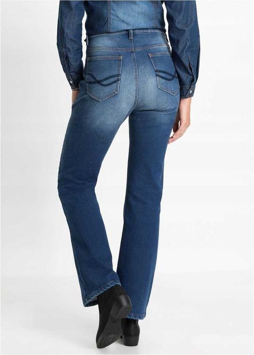 OCIEPLANE Jeansy JOHN BANER BPC  Bootcut rozm 40 - rewelacja na zimę!
