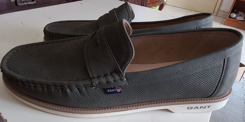 Sapato Gant,loafers, casual elegante, sapatos azul escuro, calçado homem