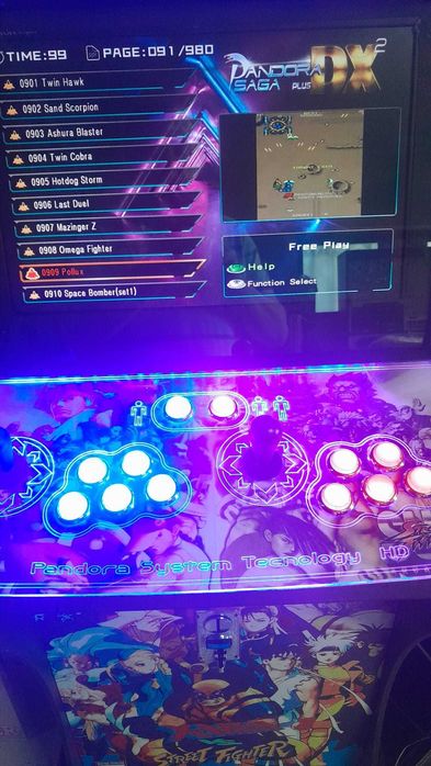Máquina arcade nova com 5 mil jogos