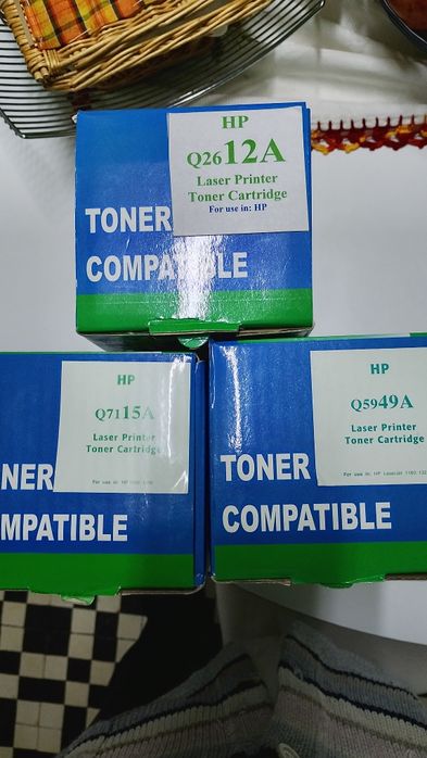 Vendo tornes novos HP e RICOH