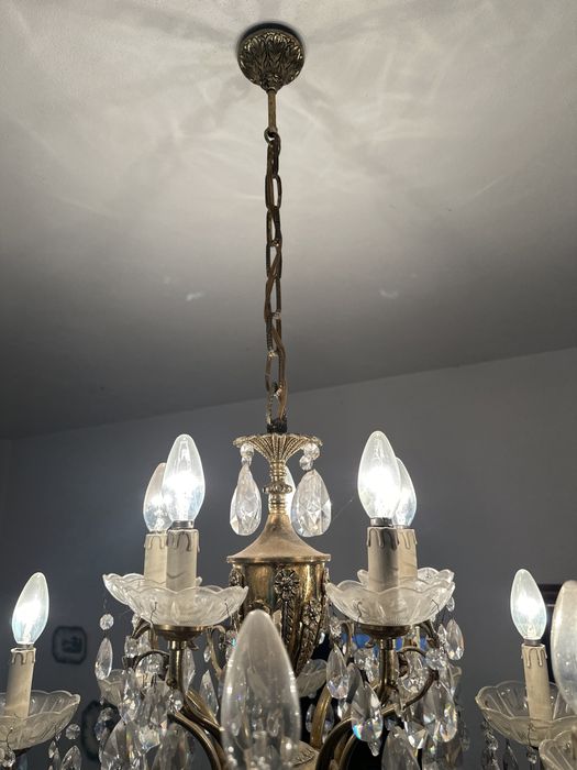 Candeeiro Vintage Cristal