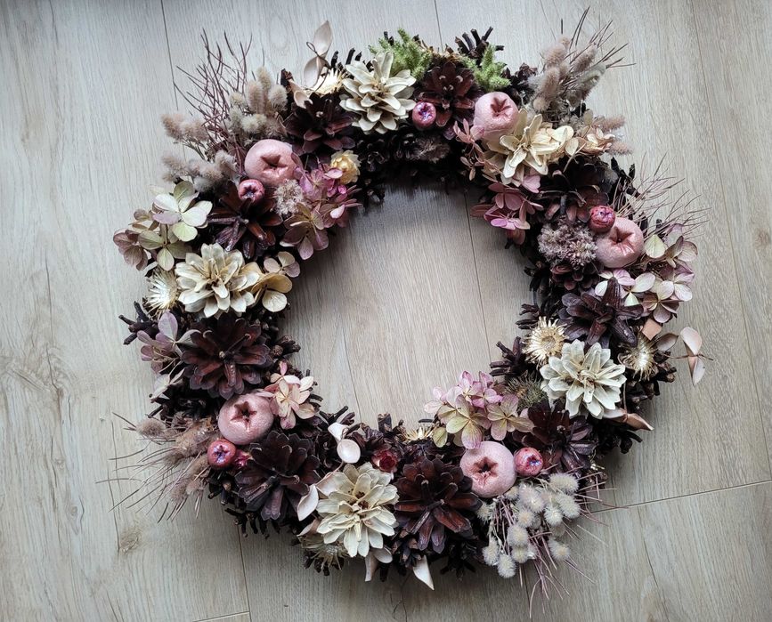 WIELKANOC ozdoba stroik / dodatek na stół Wianki wielkanocne 40 cm śr.