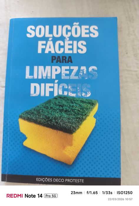 Livro " Soluções fáceis para limpezas difíceis"
