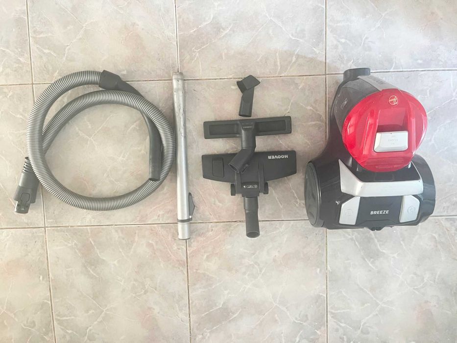 Aspirador Hoover Breeze - Sem Saco - Completo - A Funcionar Perfeitamente